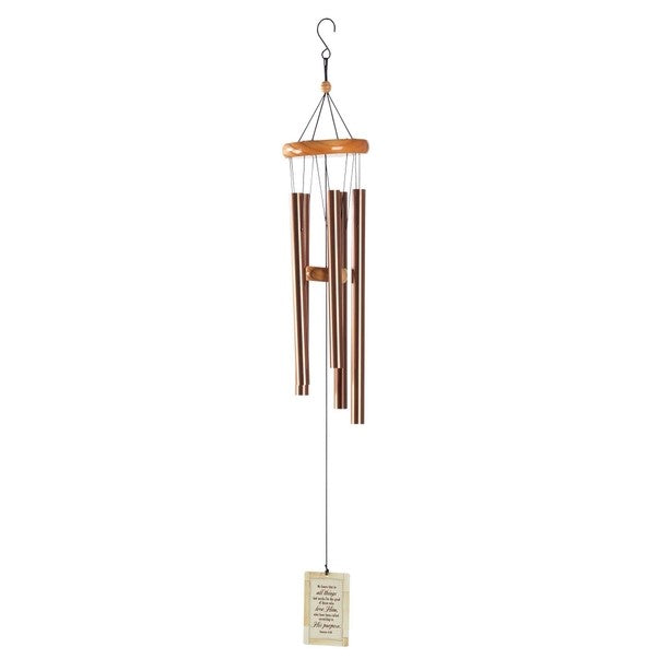 All Things Work Rom. 8:28 Aluminum Windchime 35"