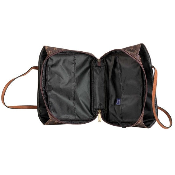 Brown Heart Wedge Bible Cover X- Large