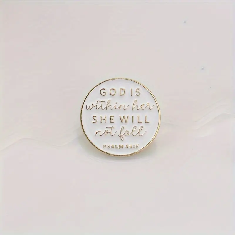 Psalm She will not fall pin