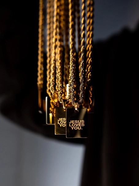 Jesus Loves You- Lmtd 18K Gold Plated Chain