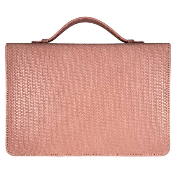 Love Pink Weave Bible Case X-Large