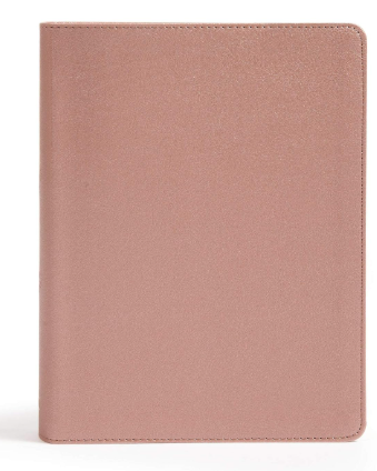 CSB She Reads Truth Bible, Rose Gold Leather Touch, Easy-to-Read Bible Serif Type