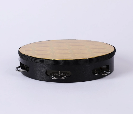 Goldtone Tambourine