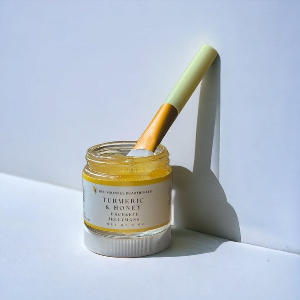 Turmeric & Honey Jelly Face/Under Eye Mask 1 oz.