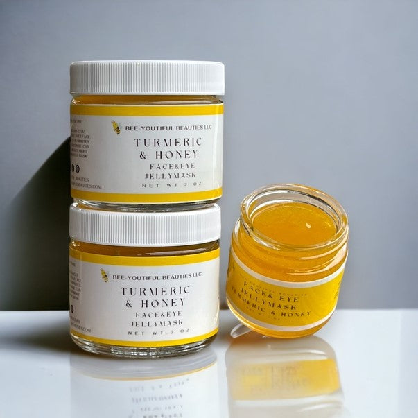 Turmeric & Honey Jelly Face/Under Eye Mask 1 oz.