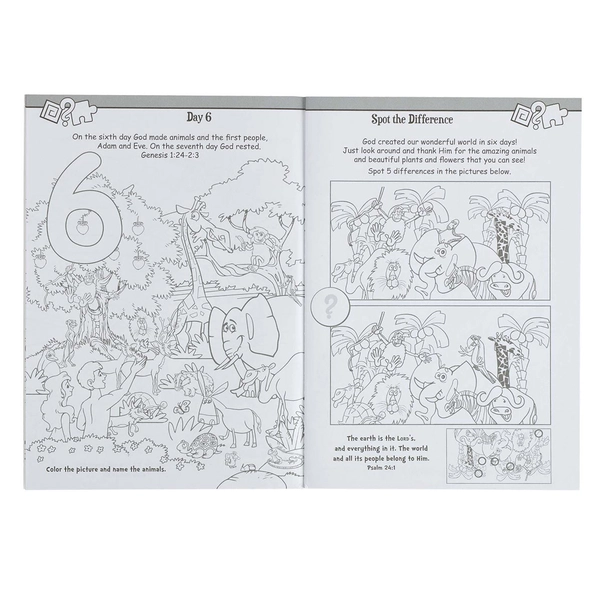 Kid Book Bible Story Activity Fun Softcover