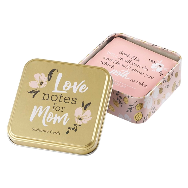 Love Notes for Mom Cards in Tin