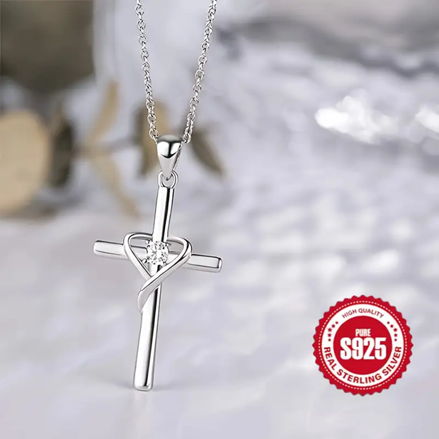 Sterling Silver Cross Necklace