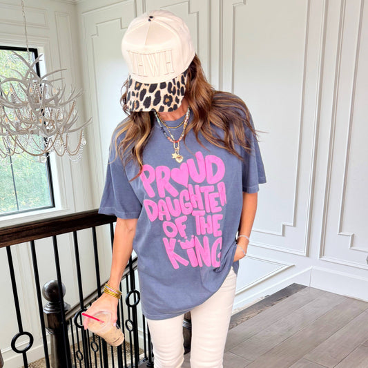 Proud Daughter Of The King Puff Tee