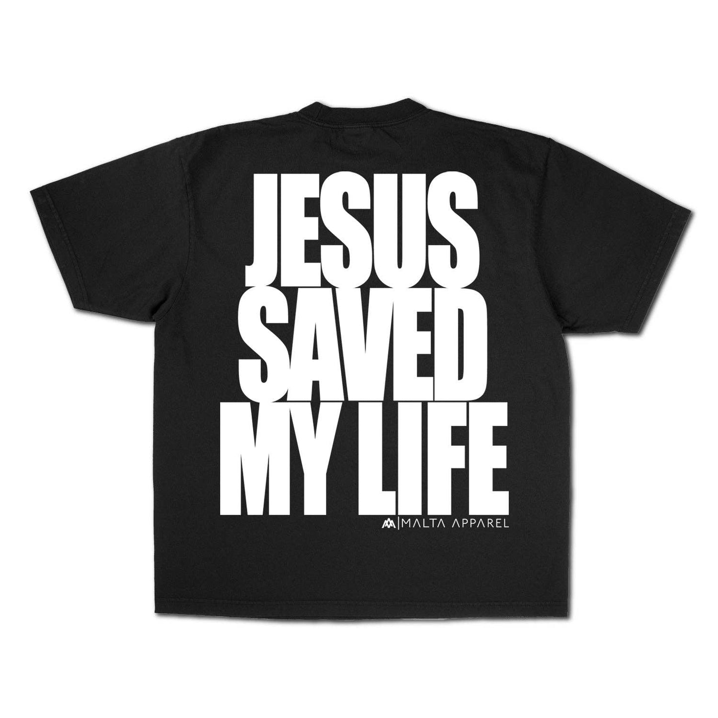 Jesus Saved My Life PUFF PRINT - Oversized