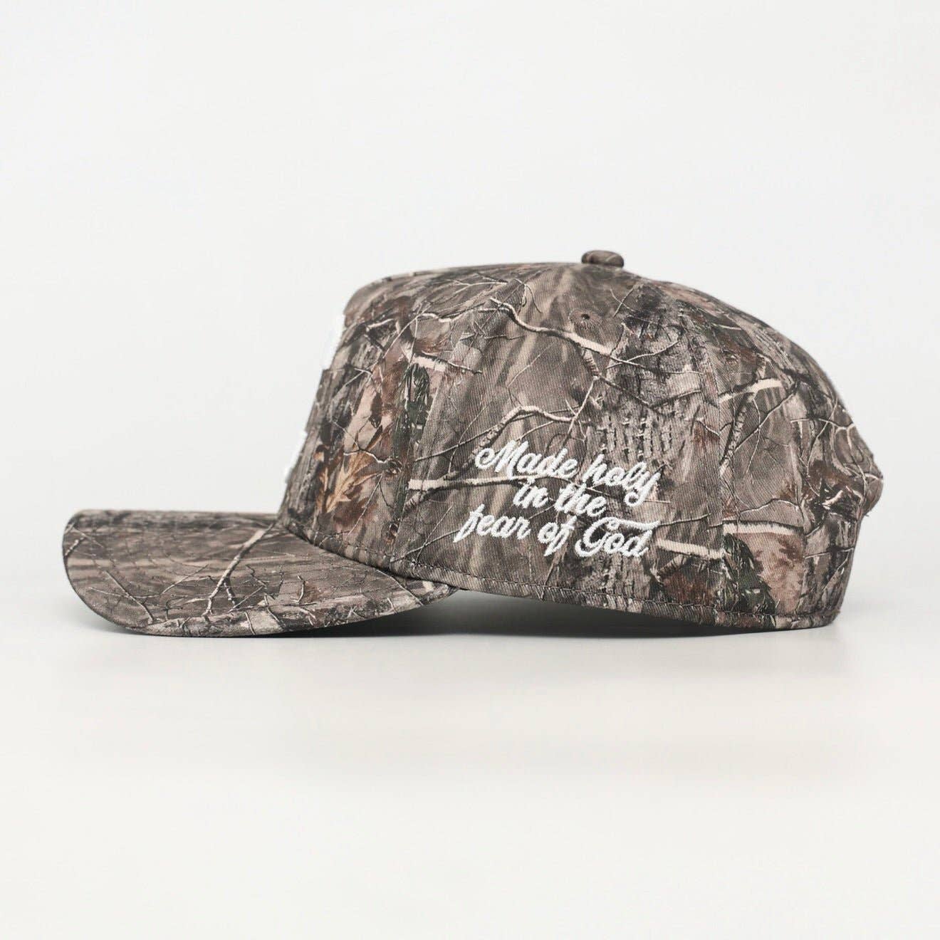 CONSECRATED Premium SnapBack (Structured) - Woodland Camo