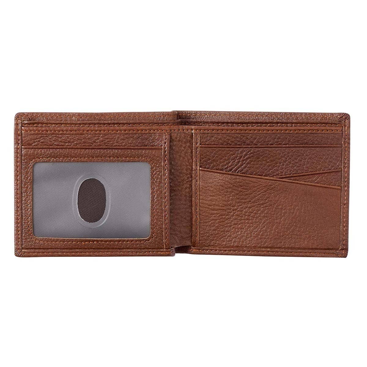 Wallet Leather Brown Blessed is the Man Badge Jer. 17:7