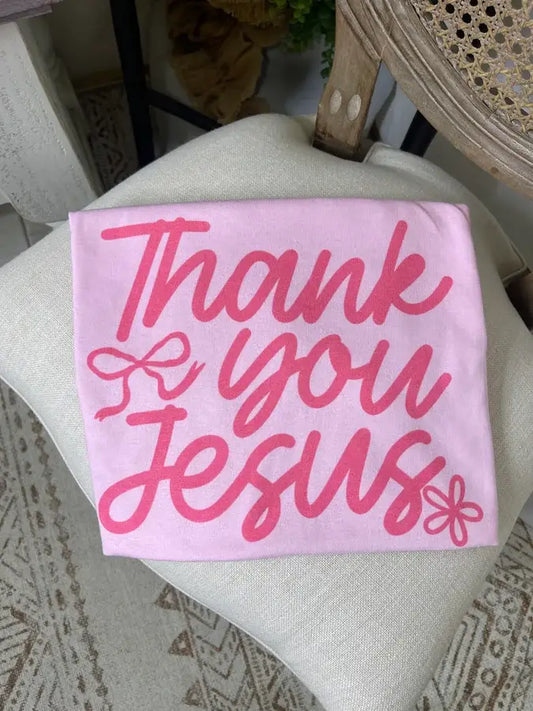 Thank you Jesus Pink T-Shirt
