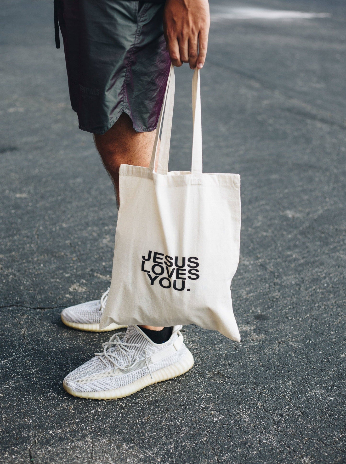 Jesus Loves You Canvas Tote Bag
