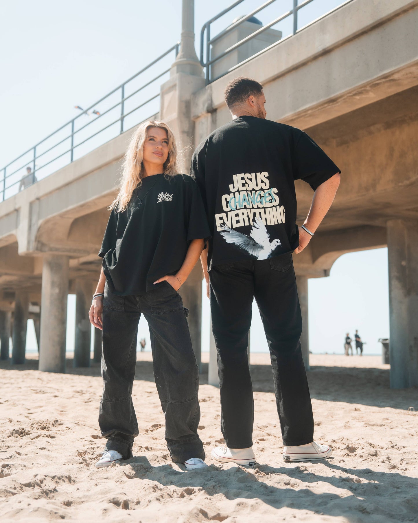Jesus Changes Everything Heavyweight Oversize Tee