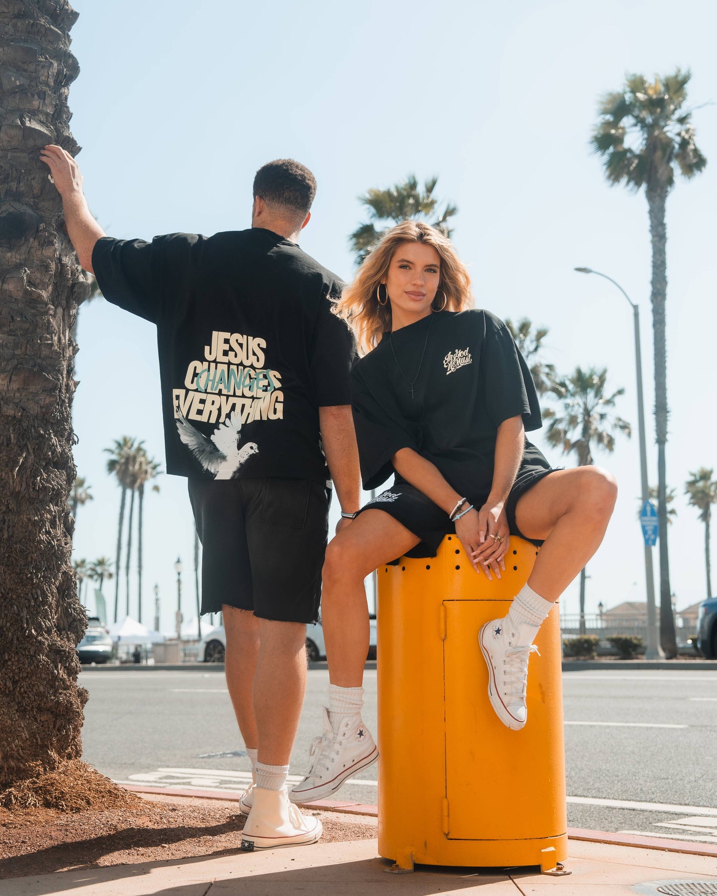Jesus Changes Everything Heavyweight Oversize Tee