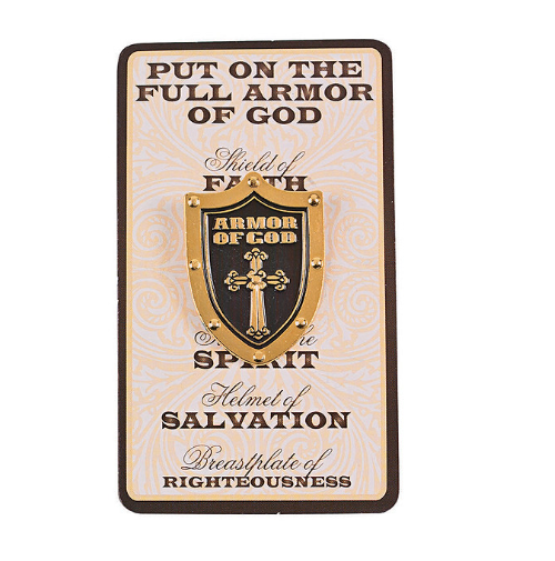 Armor of God pin