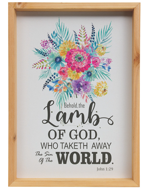 Lamb of God Wall Sign
