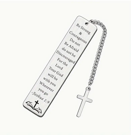 Be Strong & Courageous Bible Ss Bookmark - Joshua 1:9