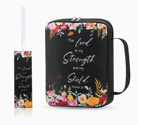 The Lord is My Strength & My Shield Bible Cover