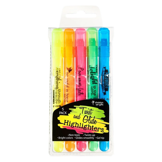 Highlighter 5pc Twist and Glide Gel Set