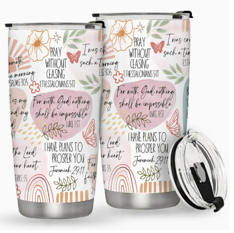 Inspirational Bible Verse Ss Tumbler