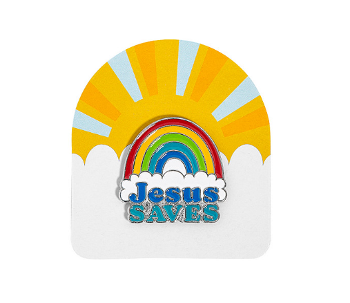 Jesus Saves pin