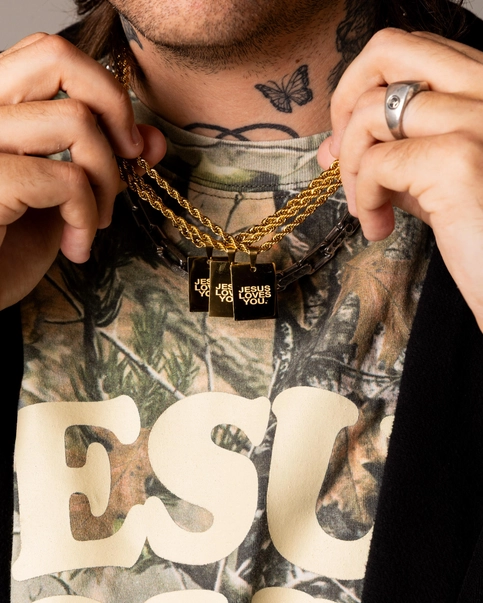Jesus Loves You- Lmtd 18K Gold Plated Chain