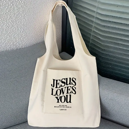 Jesus Loves You Tote Bag