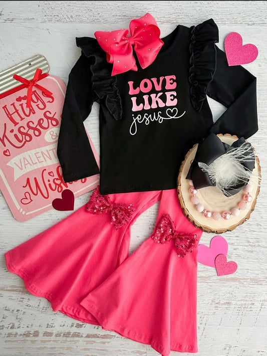 Love like Jesus Flared Pant Set
