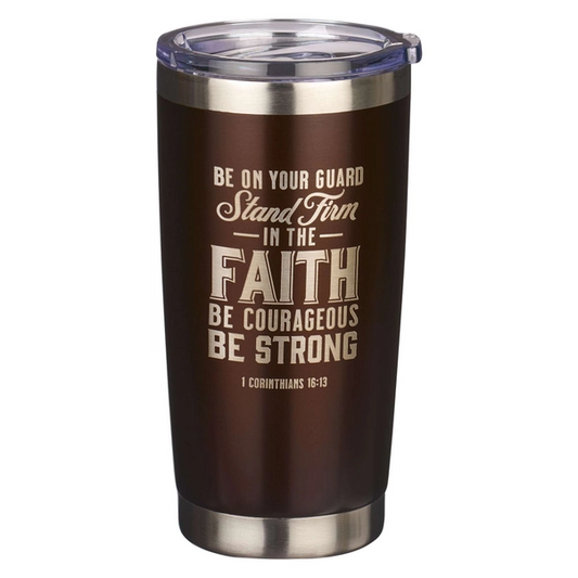 Stand Firm in the Faith 1 Cor. 16:13 Ss Travel Mug