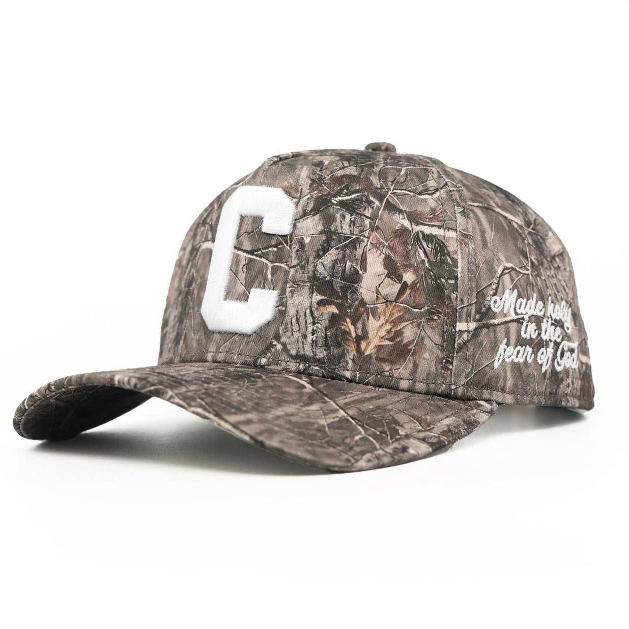 CONSECRATED Premium SnapBack (Structured) - Woodland Camo