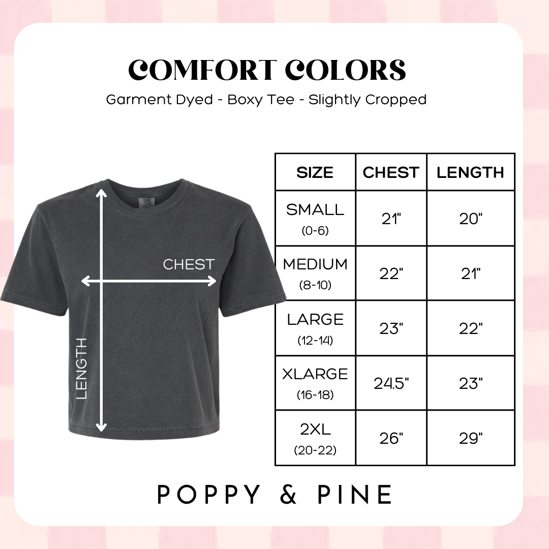 Smiley Jesus Loves You Puff Cropped Tee