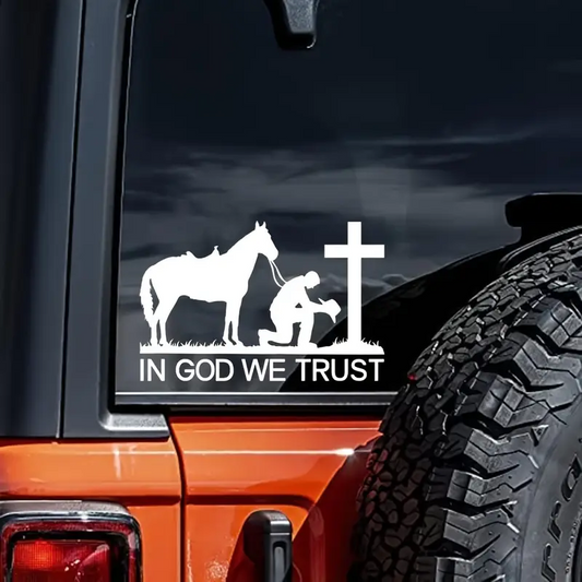 In God We Trust Car Decal