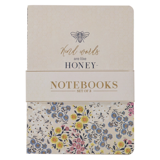Kind Words Prov. 16:24 Notebook Set 3 Pc