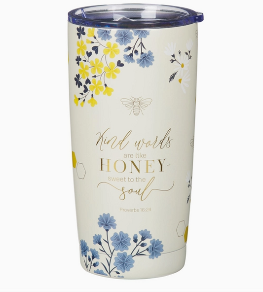 Kind Words Prov. 16:24 Ss Tumbler
