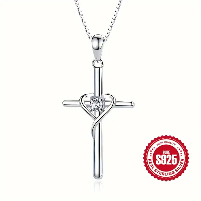 Sterling Silver Cross Necklace
