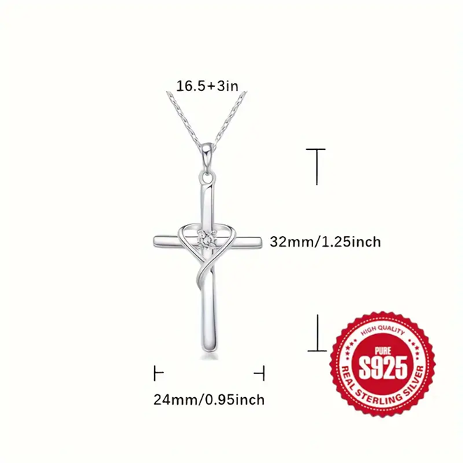 Sterling Silver Cross Necklace