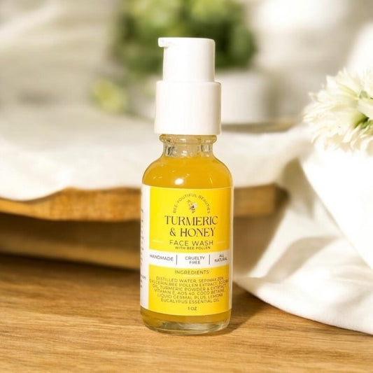 Turmeric & Honey Face Wash w/ Bee Pollen 1 oz
